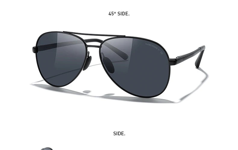 Classic Polarized Pilot Sunglasses – Stylish Gradient Lens Eyewear for Men & Women (Model S8268)
