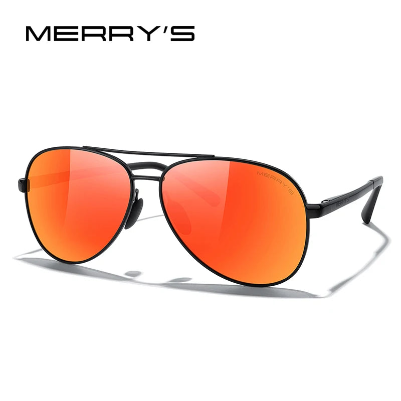 Classic Polarized Pilot Sunglasses – Stylish Gradient Lens Eyewear for Men & Women (Model S8268)
