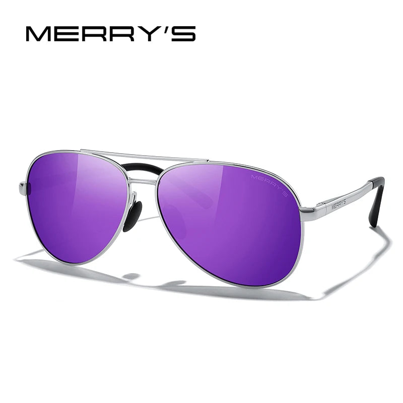 Classic Polarized Pilot Sunglasses – Stylish Gradient Lens Eyewear for Men & Women (Model S8268)
