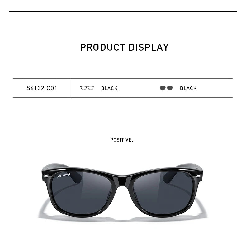 Classic Retro Rivet Polarized Sunglasses – Model S6132