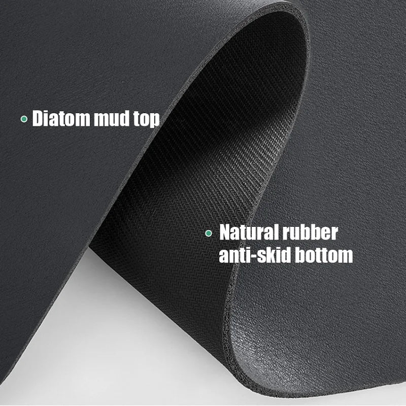 Super Absorbent Large Kitchen Mat – Quick-Dry Dish Drying & Coffee Drain Pad with Non-Slip Backing