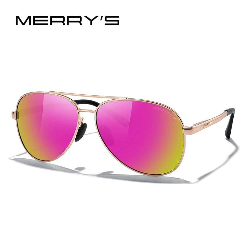 Classic Polarized Pilot Sunglasses – Stylish Gradient Lens Eyewear for Men & Women (Model S8268)