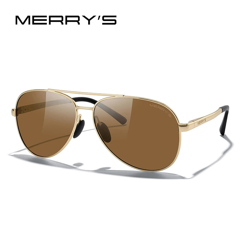 Classic Polarized Pilot Sunglasses – Stylish Gradient Lens Eyewear for Men & Women (Model S8268)