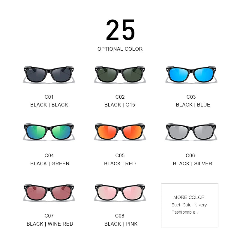 Classic Retro Rivet Polarized Sunglasses – Model S6132