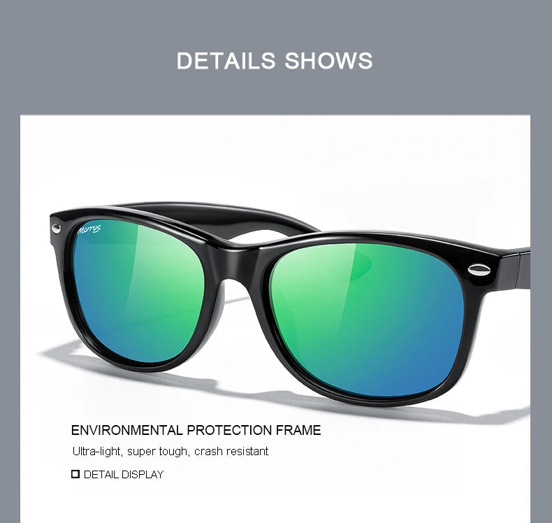 Classic Retro Rivet Polarized Sunglasses – Model S6132