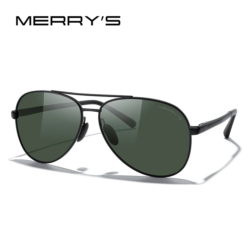 Classic Polarized Pilot Sunglasses – Stylish Gradient Lens Eyewear for Men & Women (Model S8268)