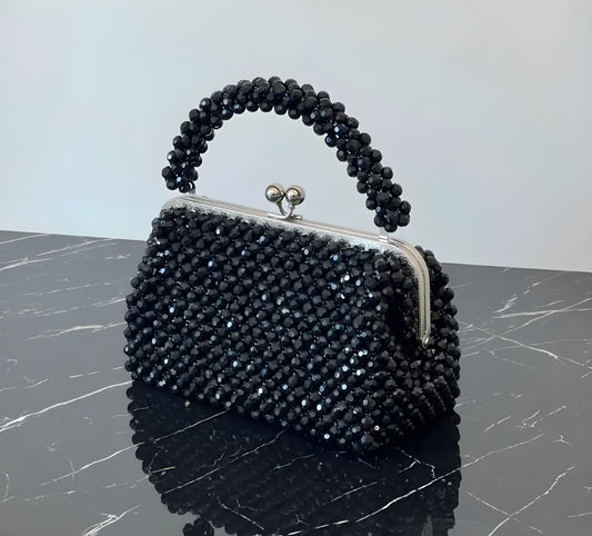 Metal Frame Lollipop Beads Bag