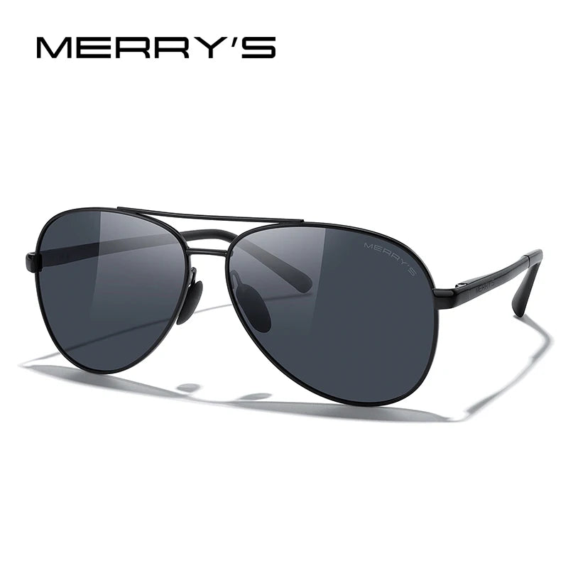 Classic Polarized Pilot Sunglasses – Stylish Gradient Lens Eyewear for Men & Women (Model S8268)