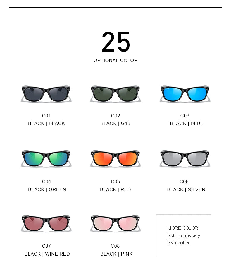 Classic Retro Rivet Polarized Sunglasses – Model S6132
