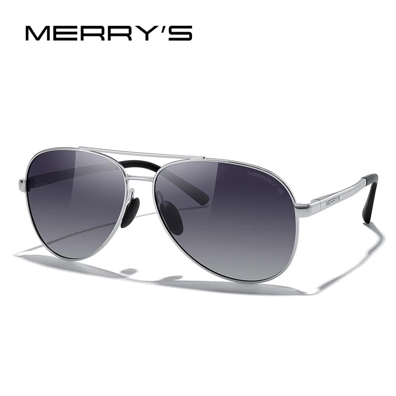 Classic Polarized Pilot Sunglasses – Stylish Gradient Lens Eyewear for Men & Women (Model S8268)