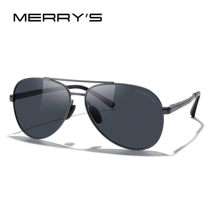Classic Polarized Pilot Sunglasses – Stylish Gradient Lens Eyewear for Men & Women (Model S8268)