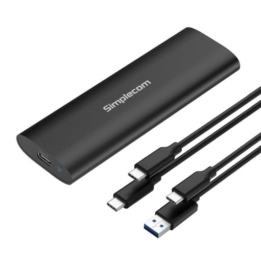 SIMPLECOM SE516 NVMe / SATA Dual Protocol M.2 SSD Tool-Free USB-C Enclosure USB 3.2 Gen 2 10Gbps - The Grand Bazaar of Australia