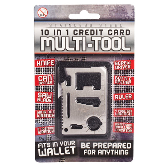 10-in-1 Credit Card Multi-Tool - The Grand Bazaar of Australia