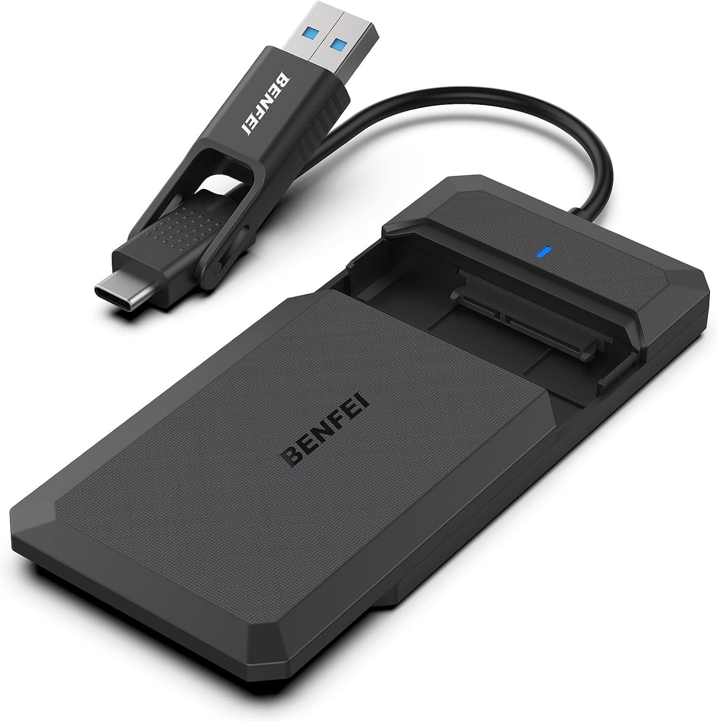 BENFEI 2.5 Inch SATA to USB Tool Free External Hard Drive Enclosure - The Grand Bazaar of Australia