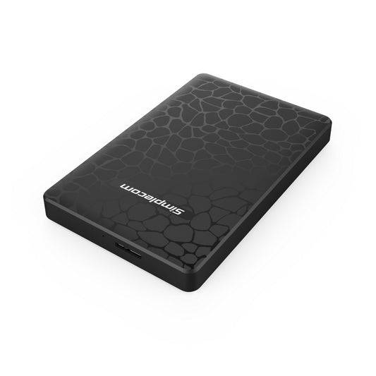 Simplecom SE101 Compact Tool-Free 2.5'' SATA to USB 3.0 HDD/SSD Enclosure Black - The Grand Bazaar of Australia