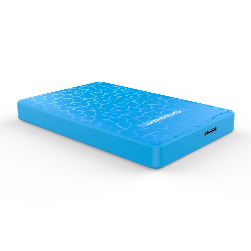 Simplecom SE101 Compact Tool-Free 2.5'' SATA to USB 3.0 HDD/SSD Enclosure Blue - The Grand Bazaar of Australia