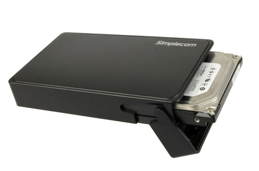 Simplecom SE325 Tool Free 3.5" SATA HDD to USB 3.0 Hard Drive Enclosure Black - The Grand Bazaar of Australia