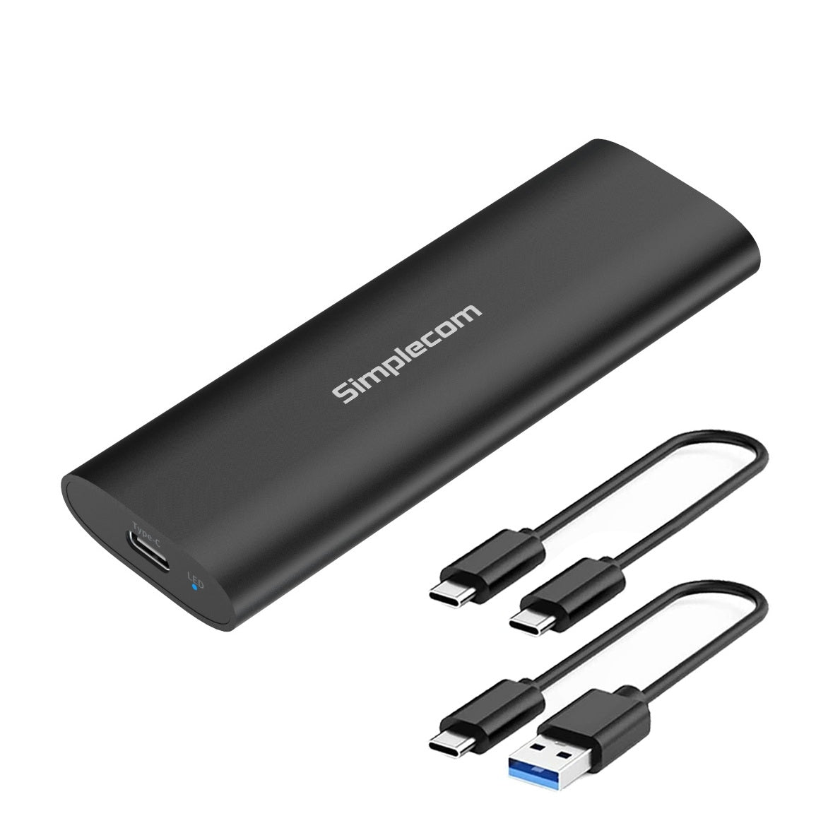 Simplecom SE516 NVMe / SATA Dual Protocol M.2 SSD Tool-Free USB-C Enclosure USB 3.2 Gen 2 10Gbps - The Grand Bazaar of Australia