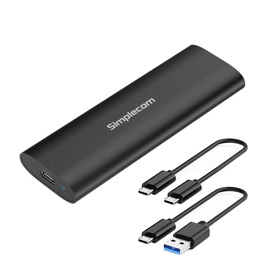Simplecom SE516 NVMe / SATA Dual Protocol M.2 SSD Tool-Free USB-C Enclosure USB 3.2 Gen 2 10Gbps - The Grand Bazaar of Australia