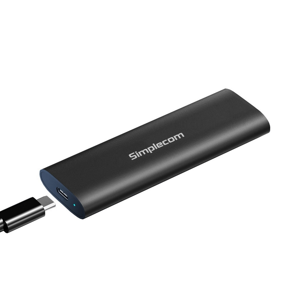 Simplecom SE516 NVMe / SATA Dual Protocol M.2 SSD Tool-Free USB-C Enclosure USB 3.2 Gen 2 10Gbps - The Grand Bazaar of Australia