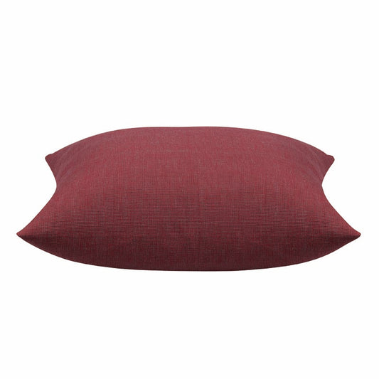 Elements Deep Red Solid Base Colour Cushion Cover - The Grand Bazaar of Australia