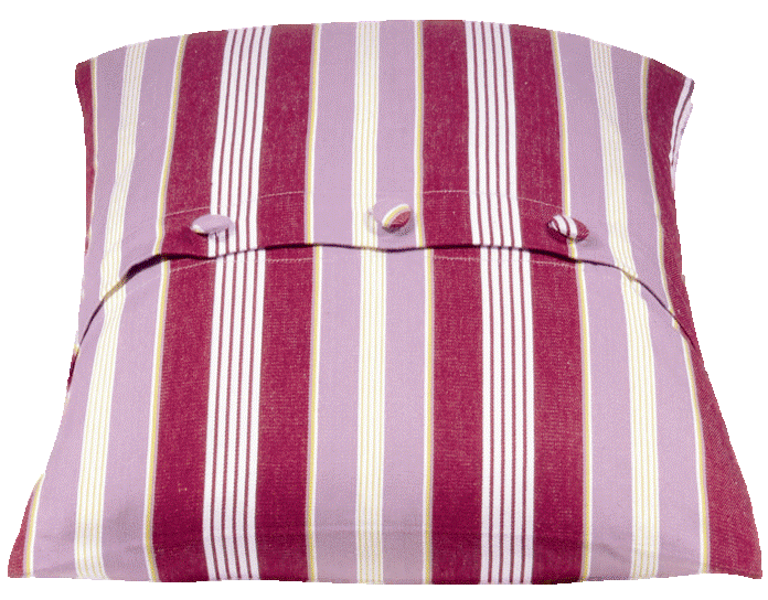 Coste Fuchsia 50x50cm Striped Cushion Cover - The Grand Bazaar of Australia