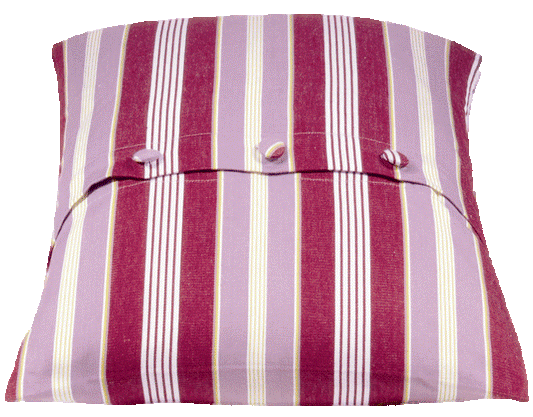 Coste Fuchsia 50x50cm Striped Cushion Cover - The Grand Bazaar of Australia