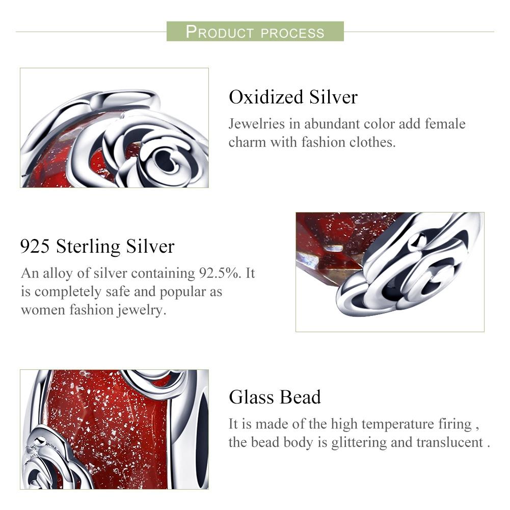 925 Sterling Silver Pure Glass Bead Bracelet Kit