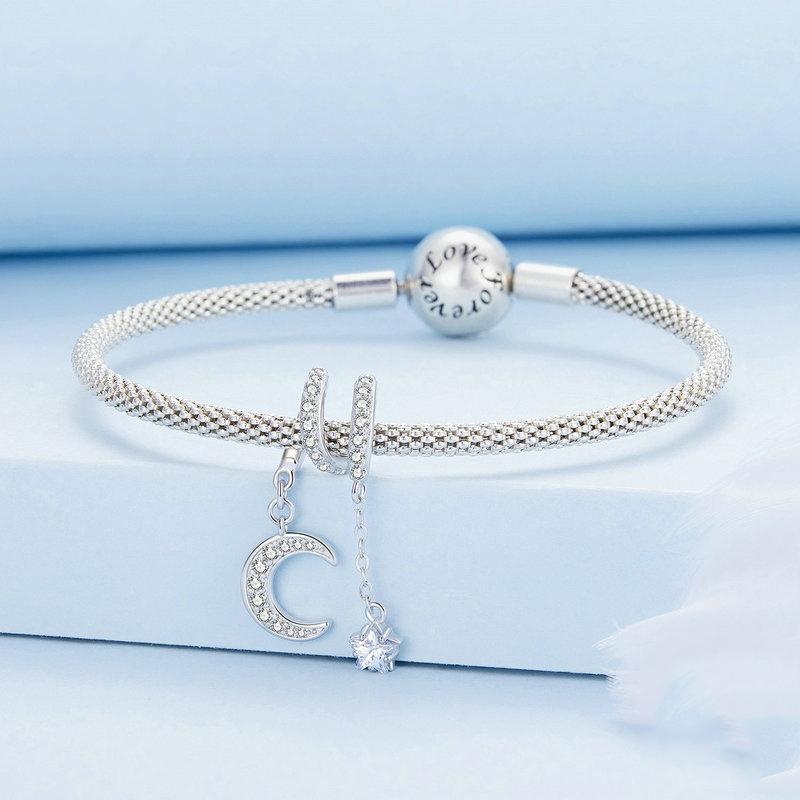 925 Sterling Silver Moonlight Zircon Bracelet
