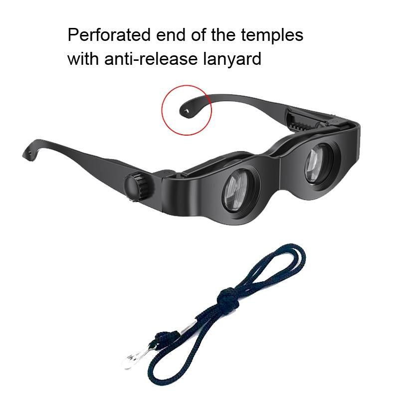 Adjustable Focus Fishing Binoculars - Hardcover Glass Type