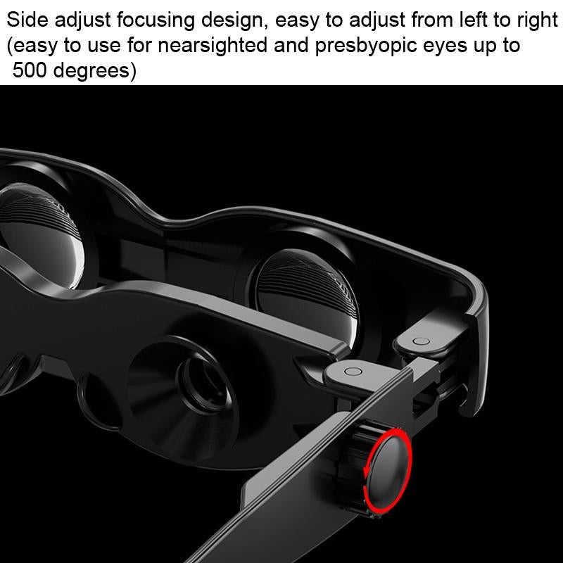 Adjustable Focus Fishing Binoculars - Hardcover Glass Type