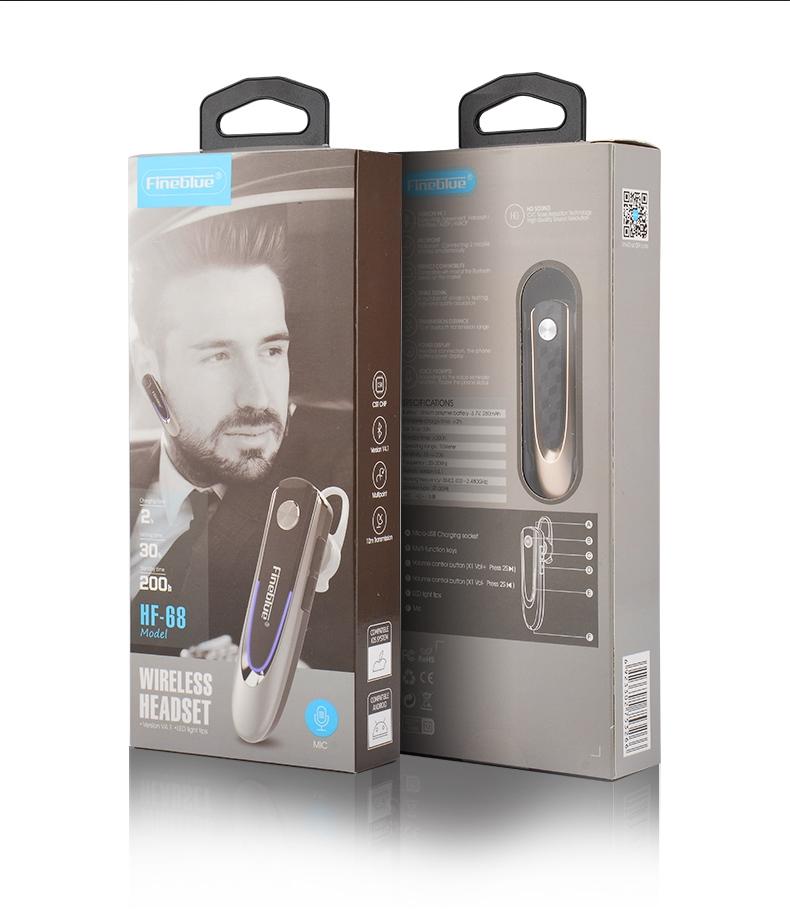 Wireless Bluetooth Earbud for Hands-free Calls and Music - Large Battery - Black - The Grand Bazaar of Australia