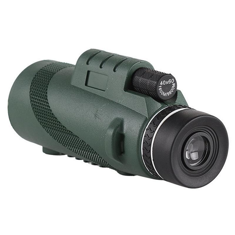 High-Definition Monocular Binoculars - 40X60 Fmc Multi-Layer Coated - With Holder And Tripod