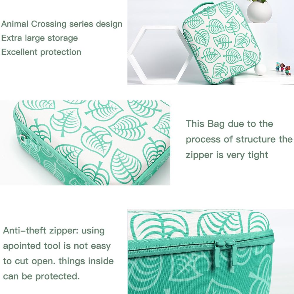 Horizontal Forest Friends Switch Game Storage Bag