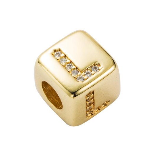 Brass Micro Inlaid Couple Red String Diy Bracelet Style - L