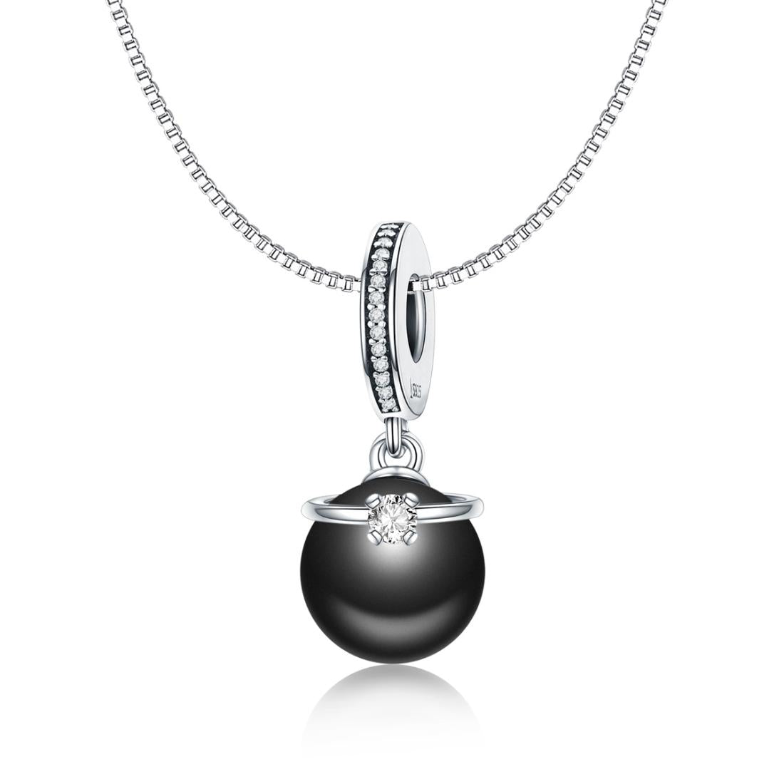 925 Sterling Silver Pearl Pendant For Diy Bracelets & Necklaces
