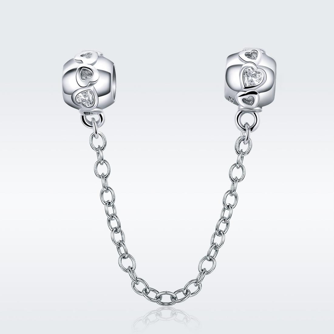 925 Sterling Silver Safety Chain Cute & Versatile