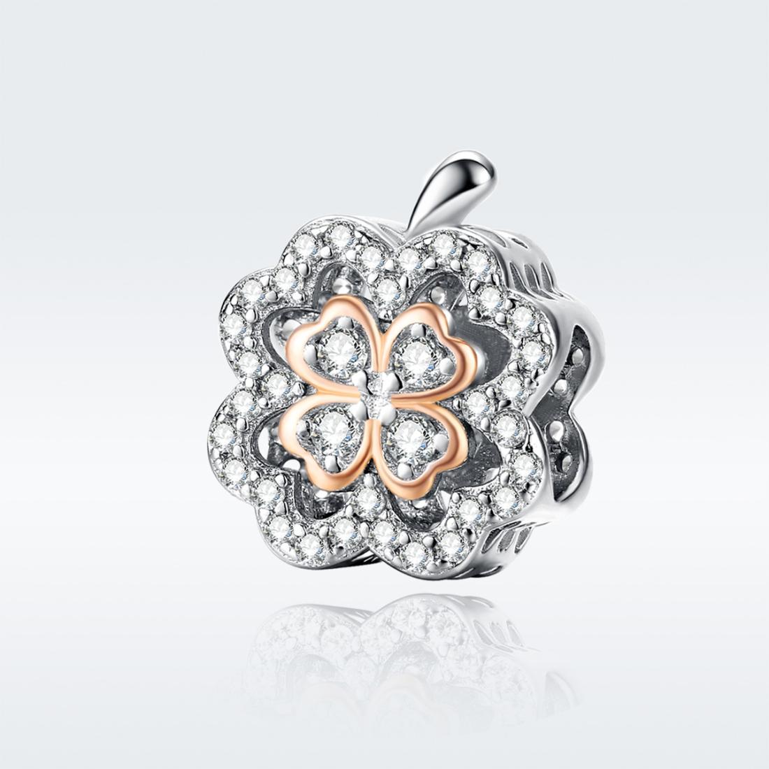 925 Sterling Silver Zircon Beaded Diy Bracelet Charm