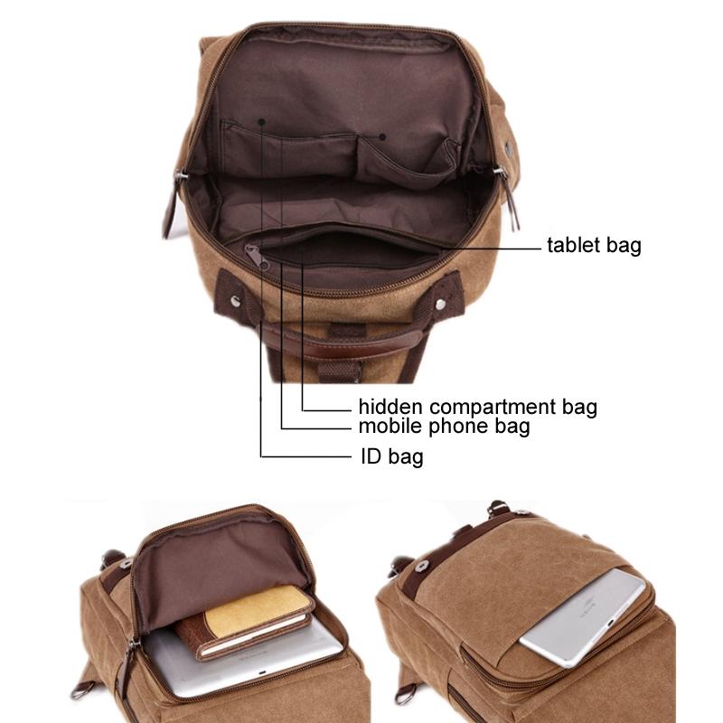 Red Canvas Chest Bag For Outdoor Travel Messenger Style
