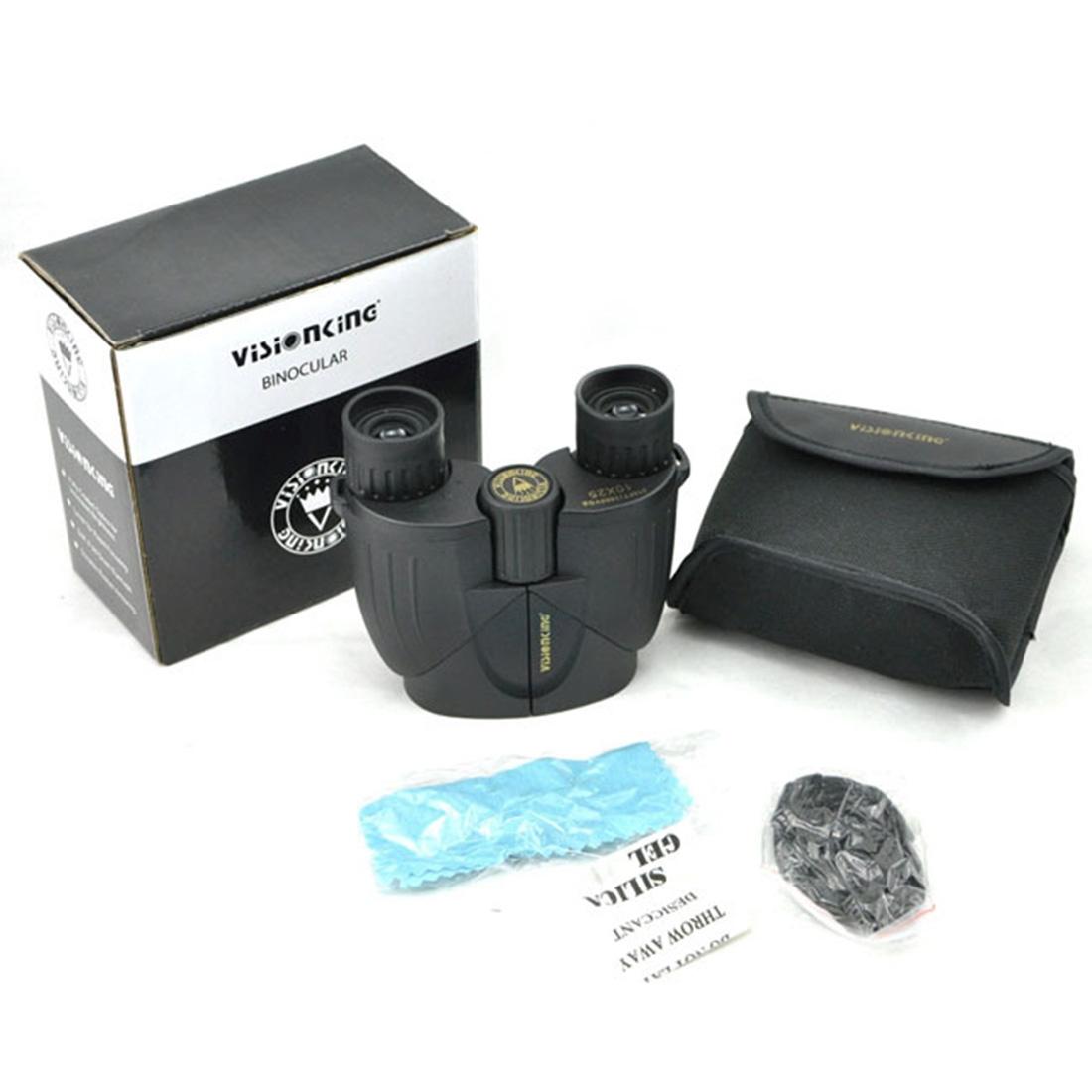 Portable Mini Binoculars for Camping Hunting and Traveling - 10x25