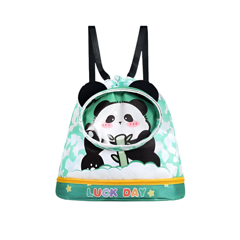 Kids' Cartoon Swim Bag Waterproof Dry / Wet Portable - Small Panda