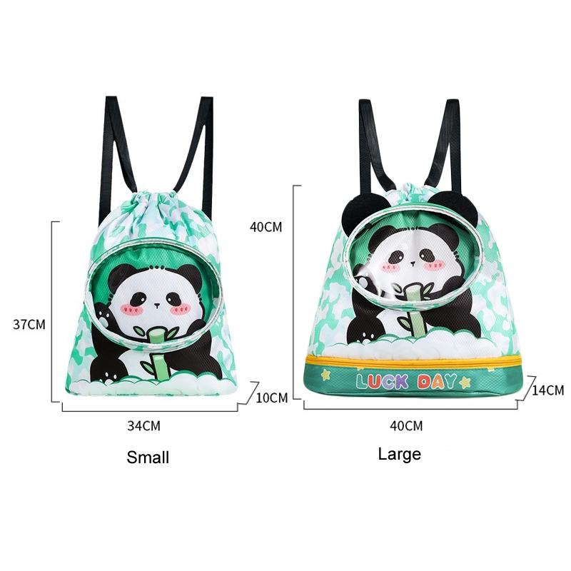 Kids' Cartoon Swim Bag Waterproof Dry / Wet Portable - Small Panda