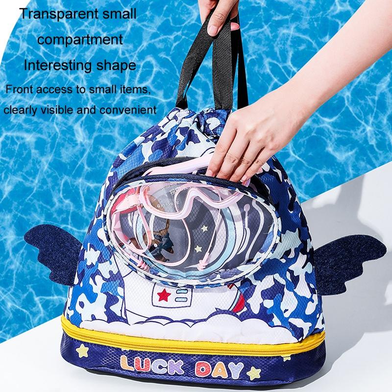 Kids' Cartoon Swim Bag Waterproof Dry / Wet Portable - Small Panda