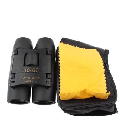 Compact 30x60mm Red Binoculars for Outdoor Day Vision