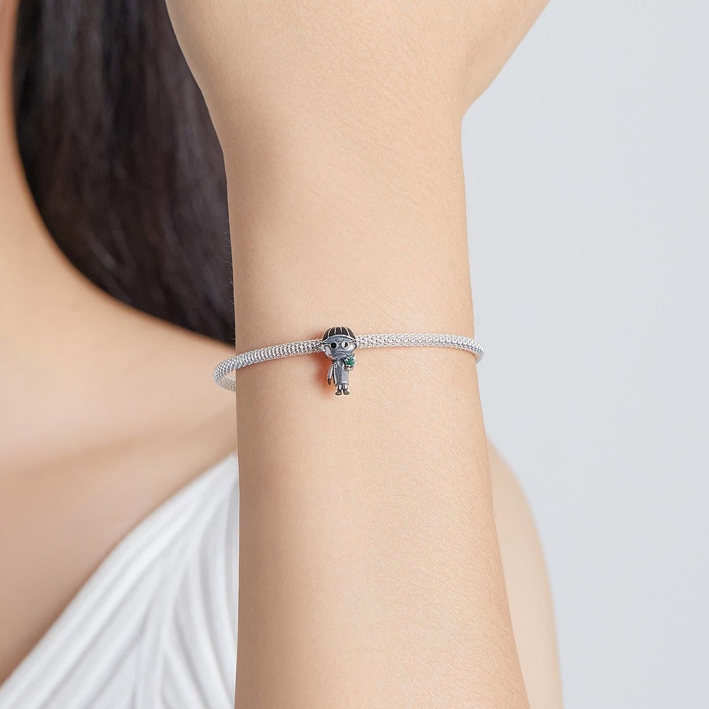 925 Sterling Silver Uncle Bead For Diy Bracelets & Necklaces