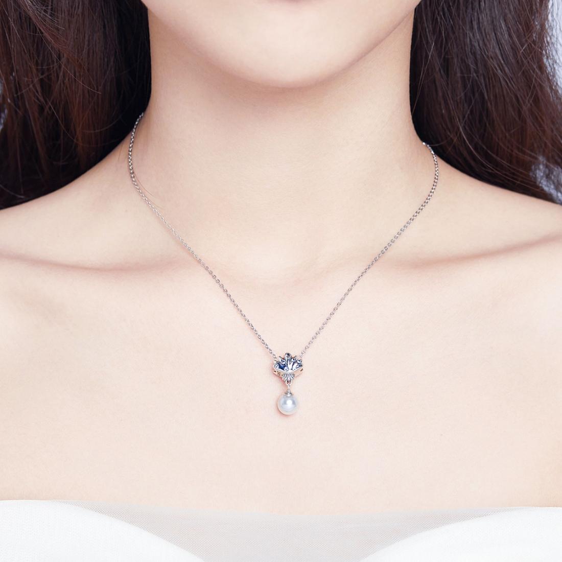 925 Sterling Silver Scallop Pearl Beaded Bracelet Accessory