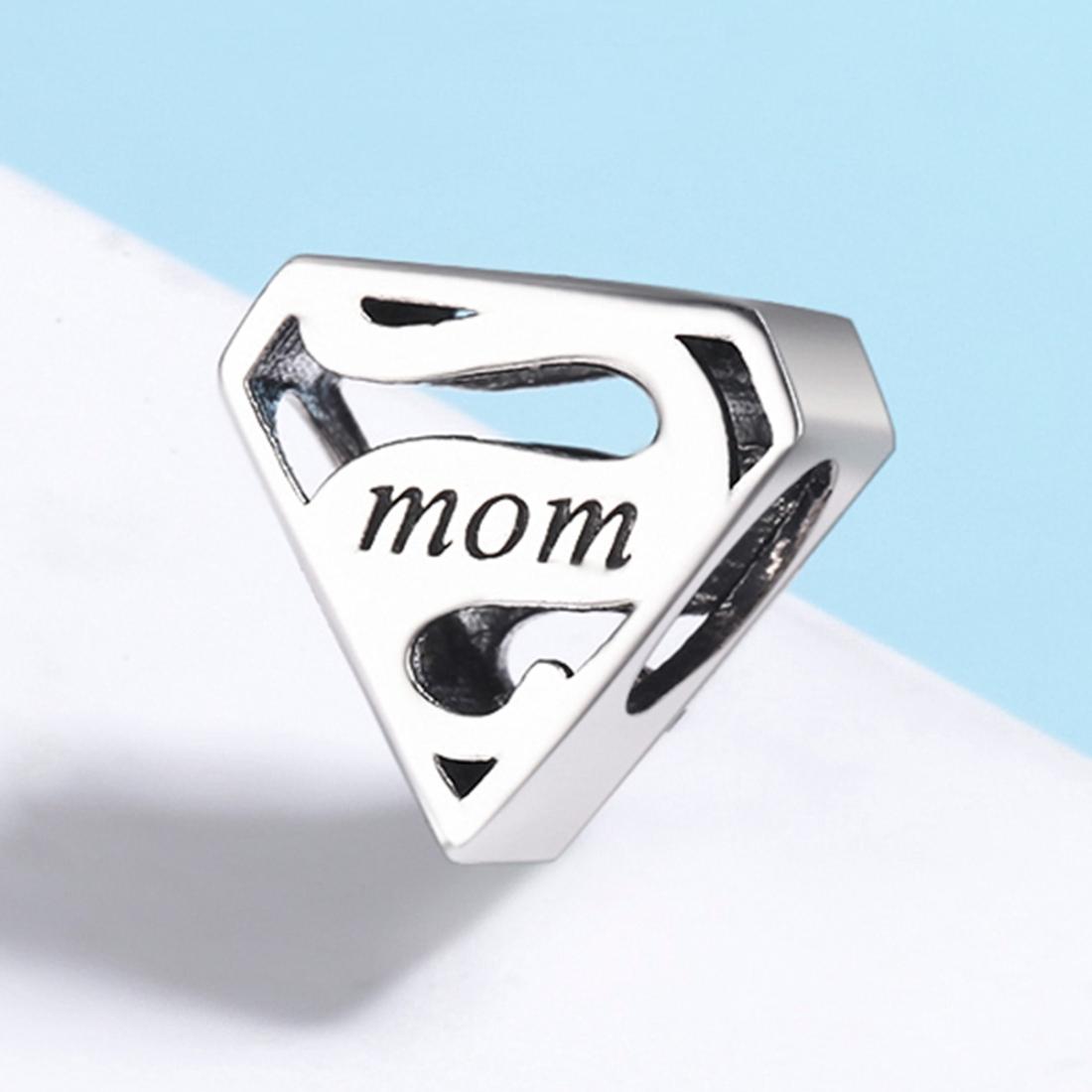 925 Sterling Silver Hollow Beads For Diy Bracelets Perfect Mother'S Day Gift