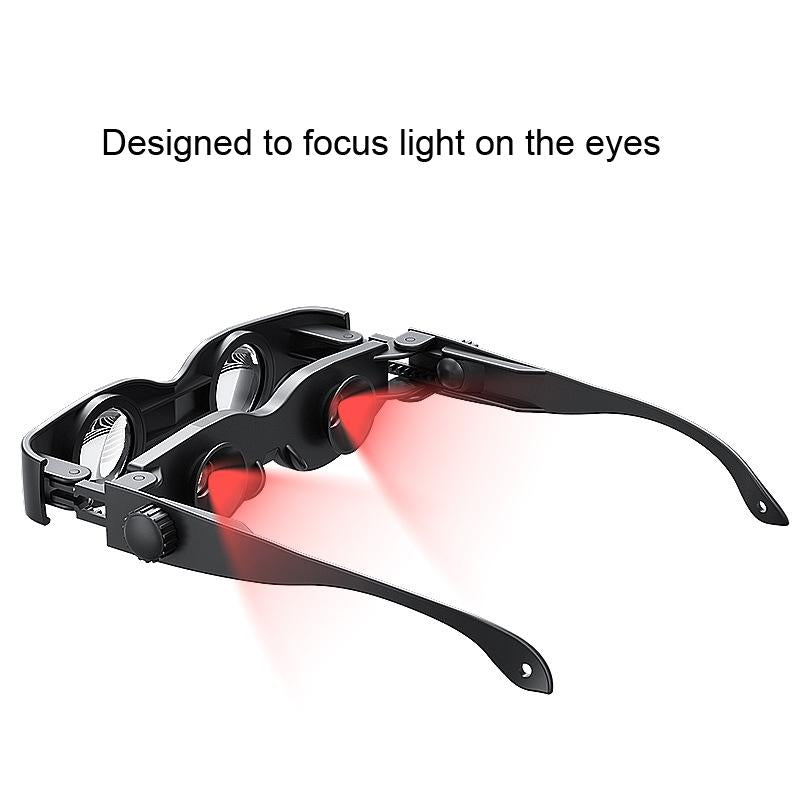 Adjustable Focus Fishing Binoculars with Tricolour Lens - 3x Magnification