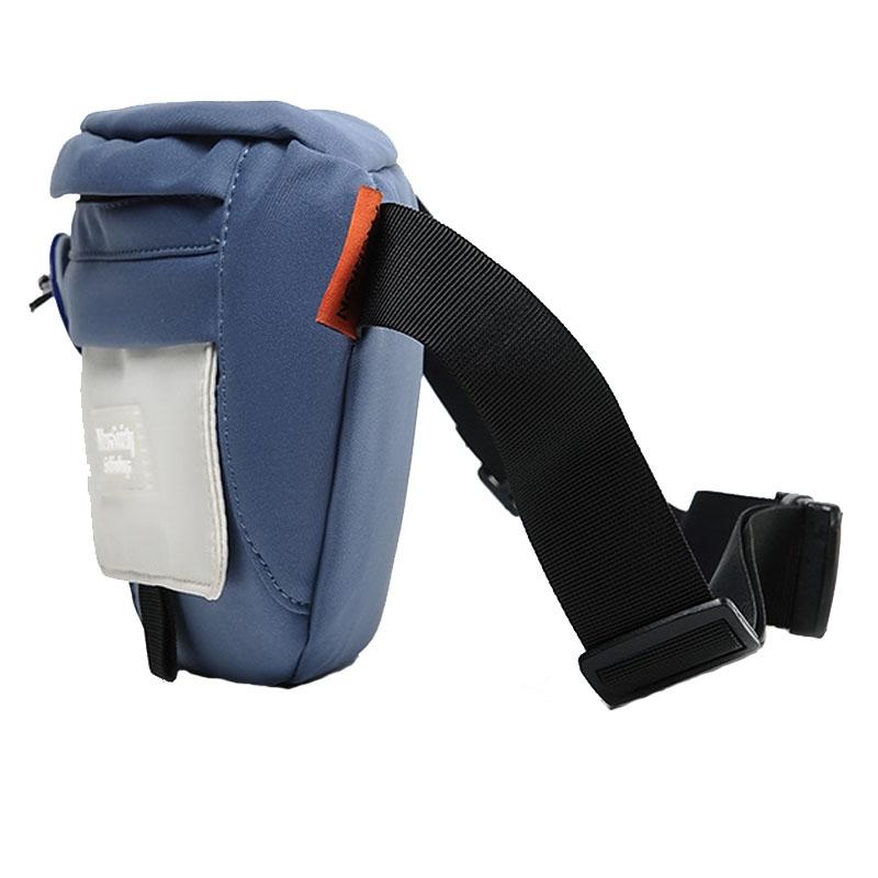 Chest Shoulder Messenger Bag Badge - Blue + Badge + Lanyard