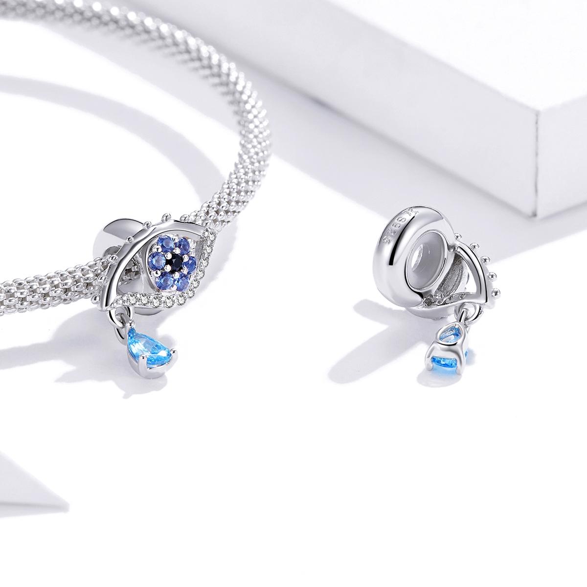 925 Sterling Silver Eye Beads For Diy Bracelets & Necklaces